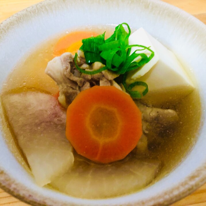 麺つゆで簡単に☆鶏と大根のさっと煮